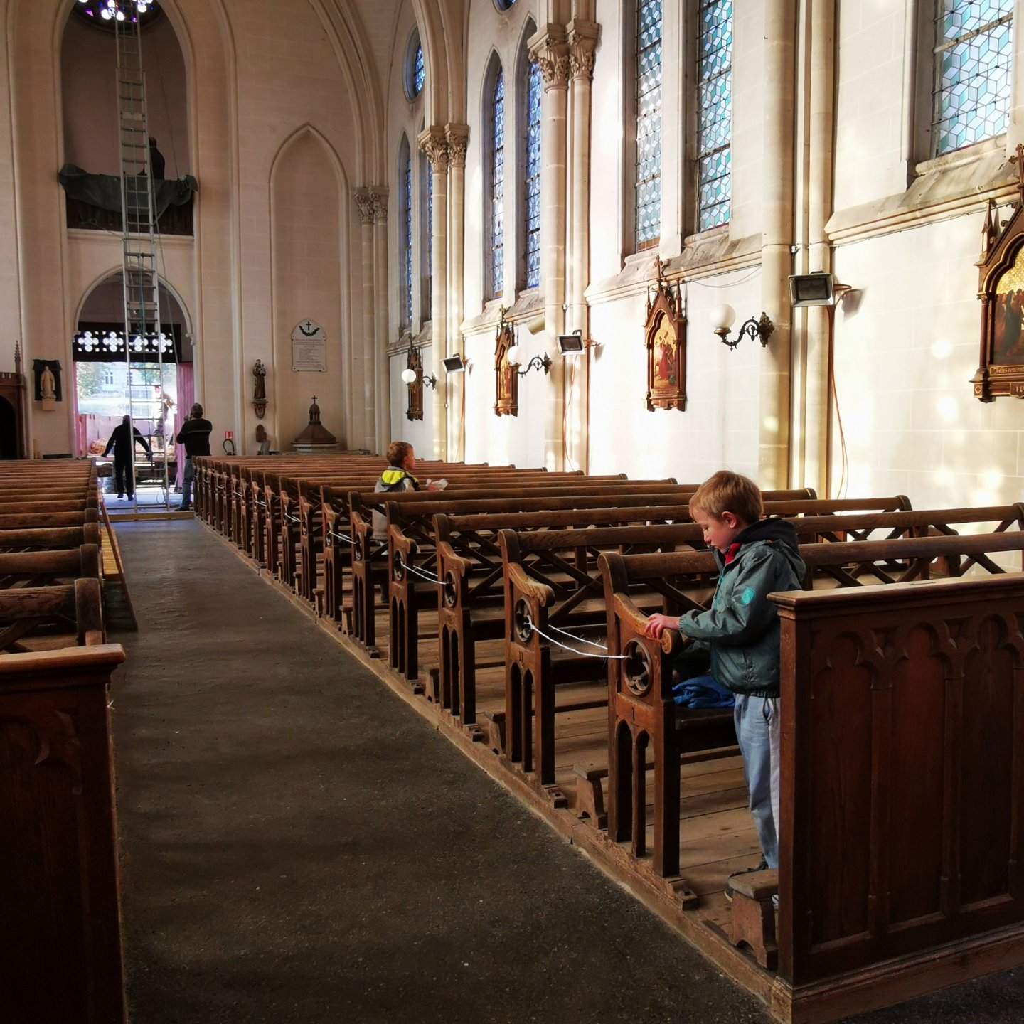 chantier nettoyage eglise havernas