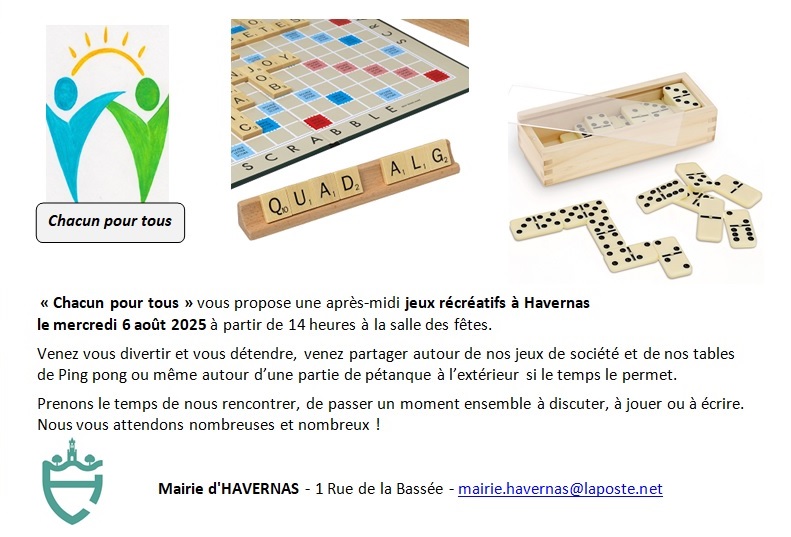 Havernas jeux société